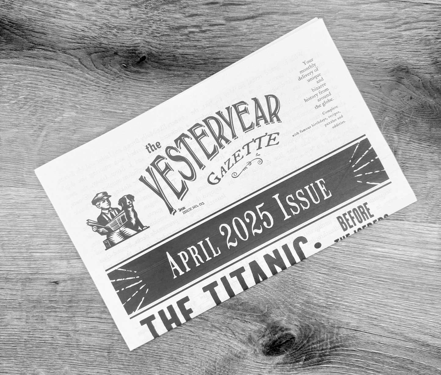 Past Yesteryear Gazette Issue – The Yesteryear Gazette